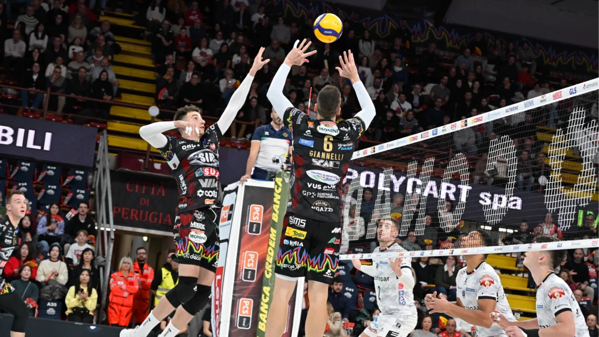 Loser en ataque. Foto: “X” de @SIRVolleyPG.