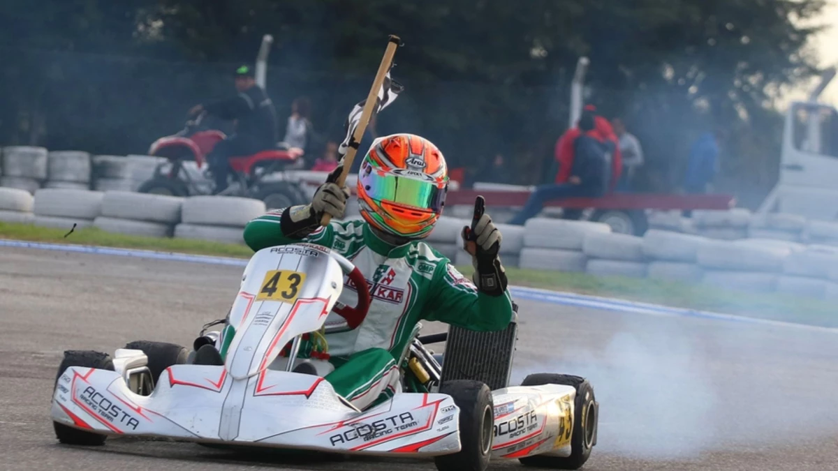 Colapinto volvió al primero amor, los karting | Foto José Bravo - Curva1kart.com.ar