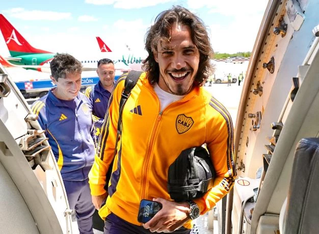 Cavani confirmó que se retirará en Boca. Foto: Prensa Boca Juniors