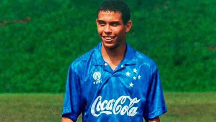 Foto: Un joven Ronaldo fue descartado en Boca