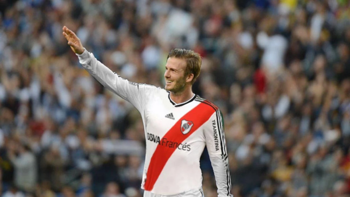 Foto: Beckham en Núñez, más humo que glamour.