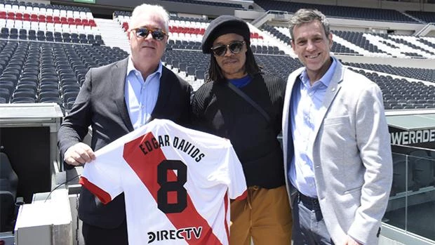 Foto: Davids en River, siempre de visita.
