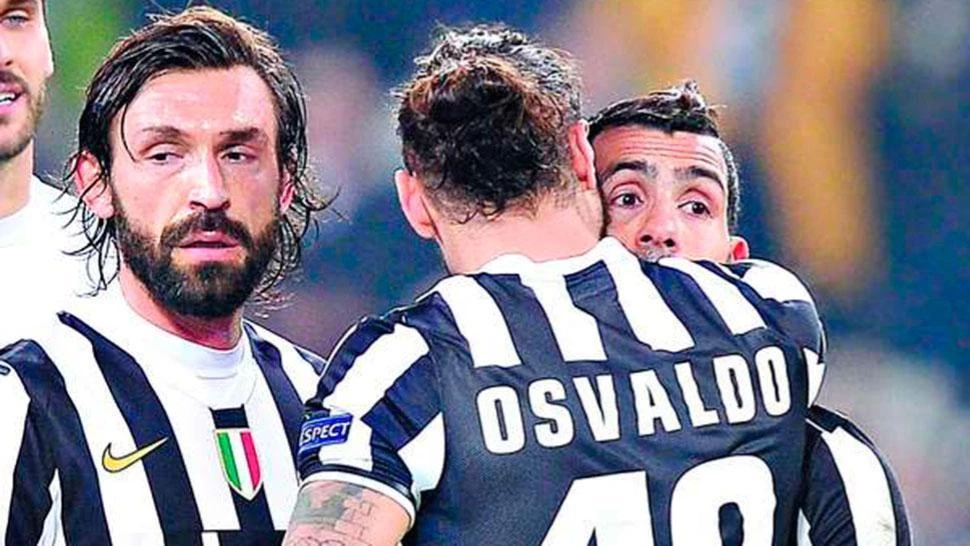 Foto: Pirlo fue vinculado a Boca por su buena relación con Tevez y Osvaldo.