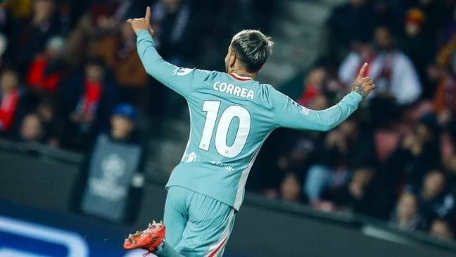 Correa. Foto: X Atlético de Madrid.&nbsp;