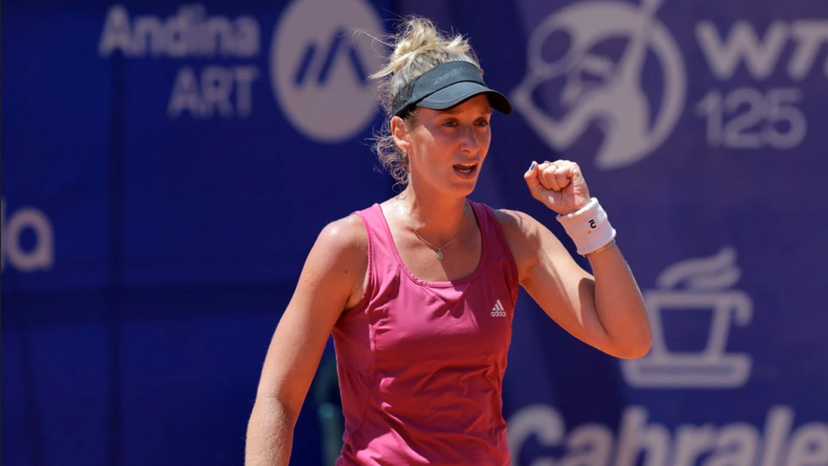 Foto: Victoria Bosio fue la primera argentina en avanzar el martes a los octavos de final del torneo porteño