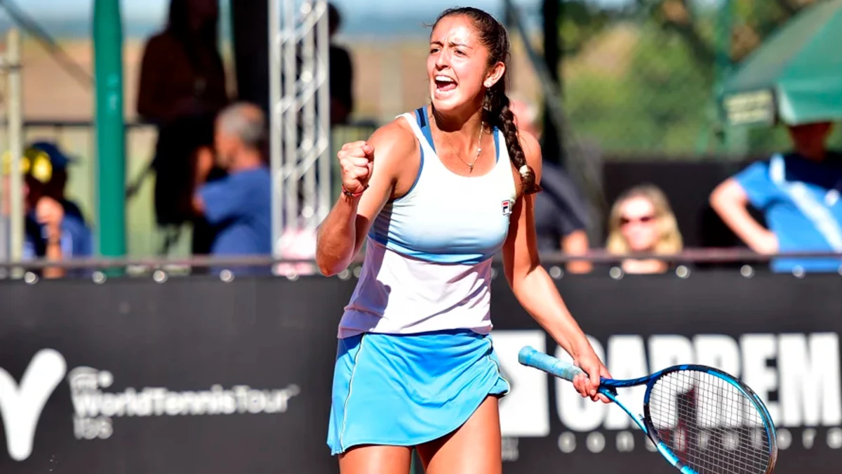 Foto: Jazmín Ortenzi avanzó a los octavos de final del W75 de Vero Beach&nbsp;