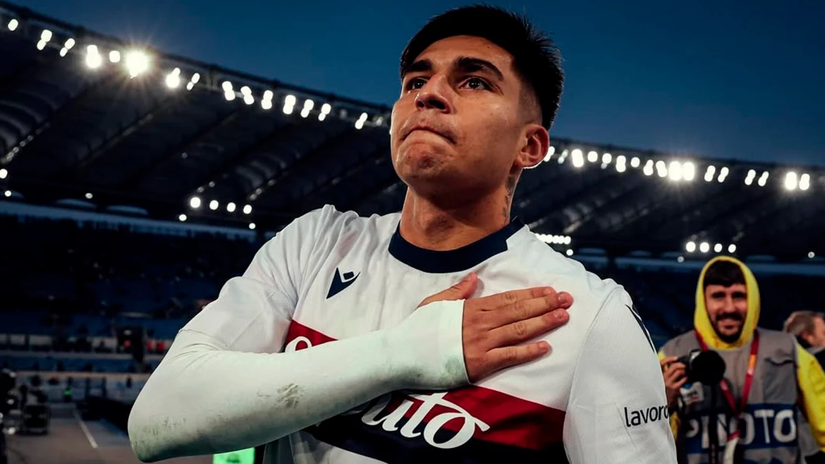 Foto: Santiago Castro marcó el primero de Bologna