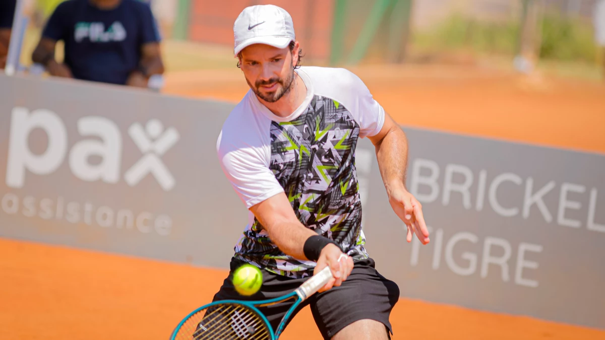 Foto: Prensa Challenger de Tigre. El entrerriano Villanueva se despidió del certamen, al ser superado por el paraguayo Vallejo