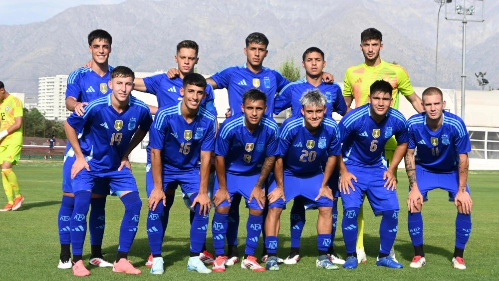 La Selección se ilusiona con llegar al Mundial Sub-20. (Foto: Prensa AFA).&nbsp;
