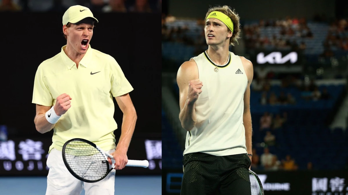 Desde 2020 se vieron las caras en seis ocasiones. Foto: Prensa de Sinner y Zverev.