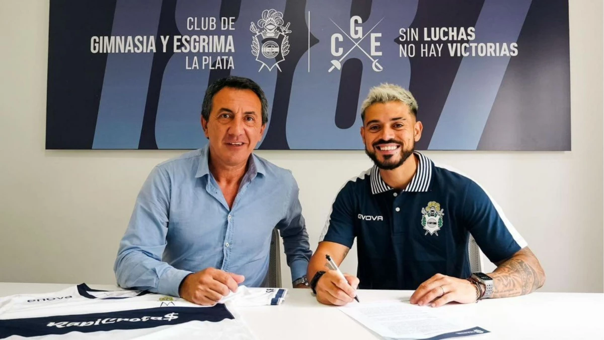 Foto: @gimnasiaoficial. El centrocampista Junior Moreno, nacido en Venezuela, es refuerzo del Lobo.&nbsp;