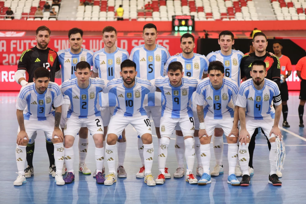 El equipo argentina en Yakarta. Foto: AFA