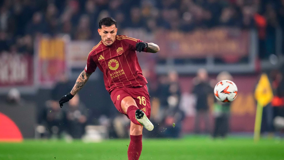 Foto: Paredes ingresó en el segundo tiempo del empate 1-1 ante Nápoli y su futuro seguirá en la Roma.