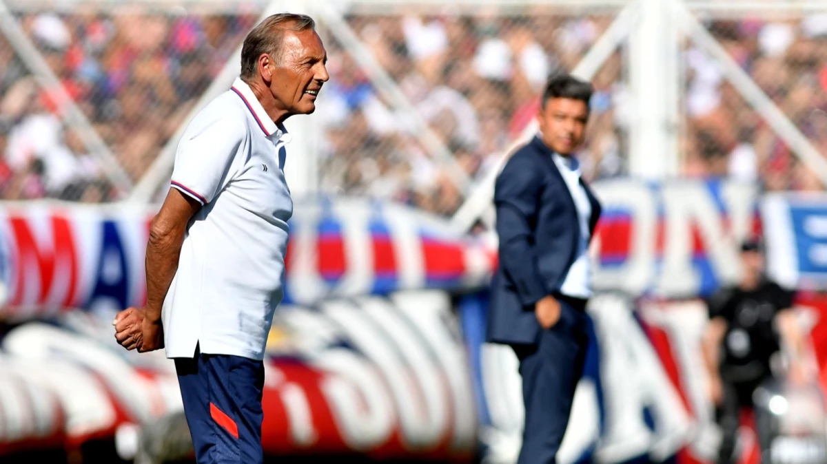 Foto: Osvaldo Fantón. El técnico Miguel Angel Russo expresó satisfacción por el rendimiento de San Lorenzo