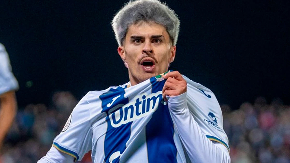 JUan Cruz Díaz Espósito, el argentino que casi le ahoga la fiesta al Real Madrid | Foto: X @CDLeganes