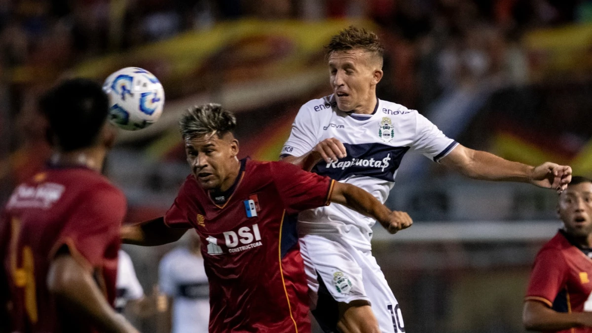 Gimnasia le ganó a Deportivo Español en la cancha de Quilmes. Foto: X@Copa_Argentina