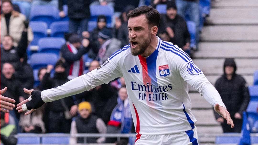 El lateral lleva tres goles en el campeonato. Foto: Prensa Lyon.&nbsp;