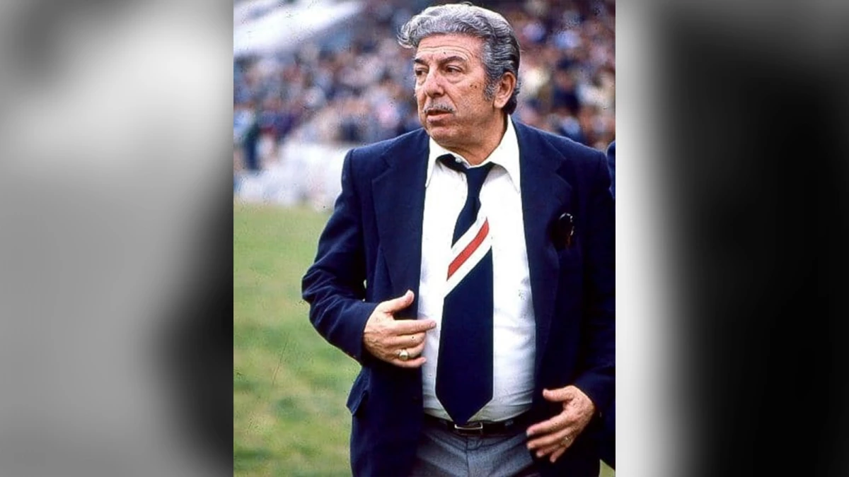 Foto: Archivo Medios Públicos. Una leyenda de River Plate, Angel Labruna, inició su ciclo como DT hace 50 años.