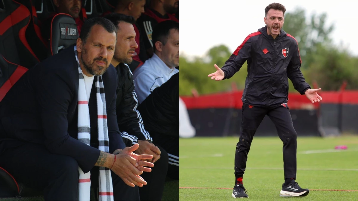 Foto: Entra Fabbiani en Newells y sale Soso.