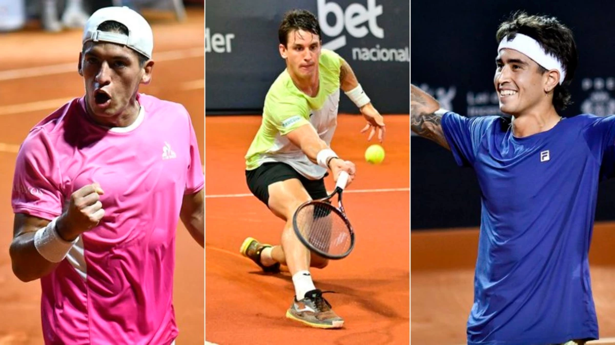 Báez, Carabelli y Comesaña van por la final del Río Open | Foto: X @RioOpen