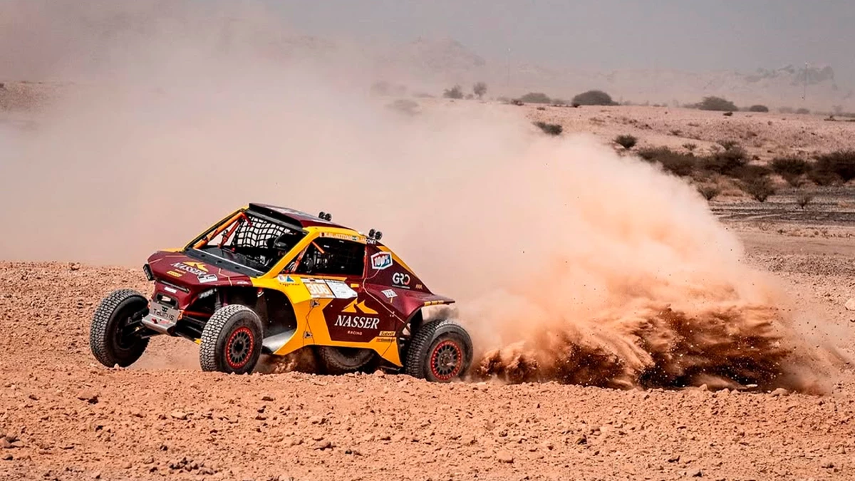 Jacomy como navegante del qatarí Al Attiya, en acción en el Prólogo | Foto: IG officialw2rc A.S.O&nbsp;