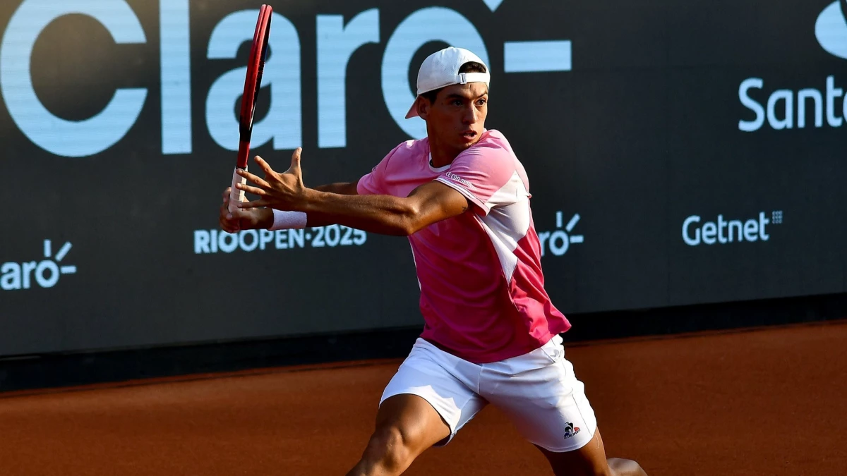 Báez mostró su mejor versión de juego en los últimos dos sets (Foto: X@RioOpenOficial)