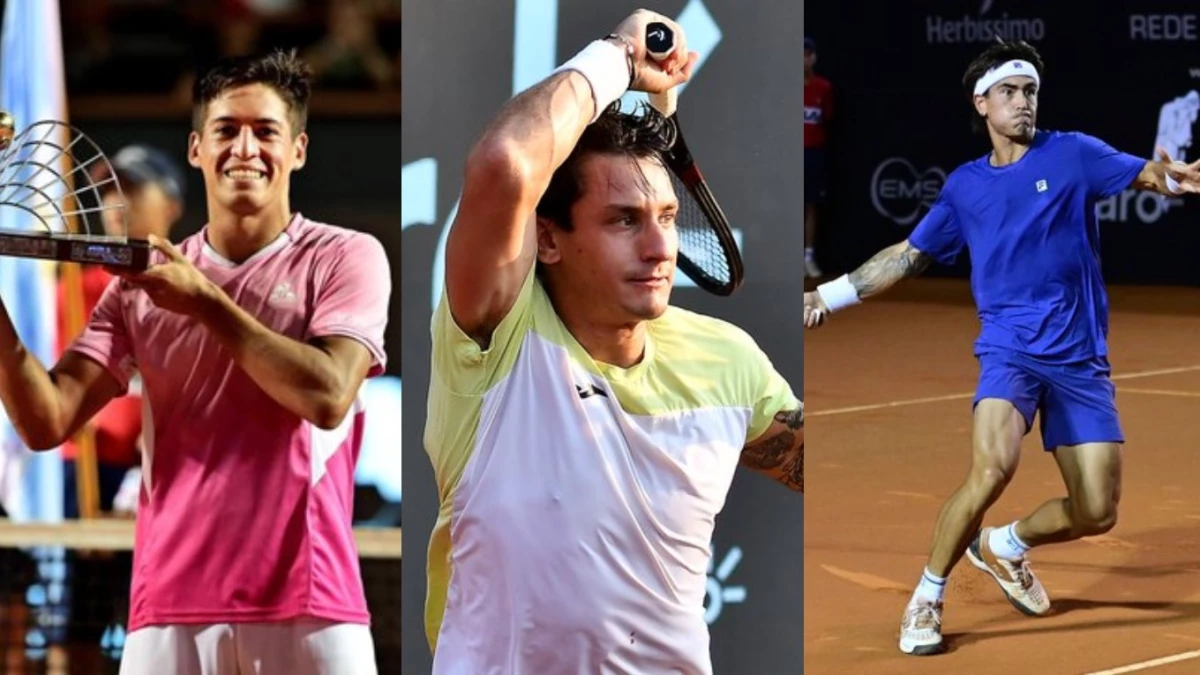 Báez, Ugo Carabelli y Comesaña dejaron su huella en la edición 2025 del ATP de Río de Janeiro.&nbsp;