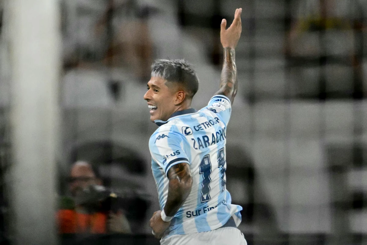 Zaracho abrió la cuenta para los de Costas en el Nilton Santos. Foto: X@ConmebolRecopa