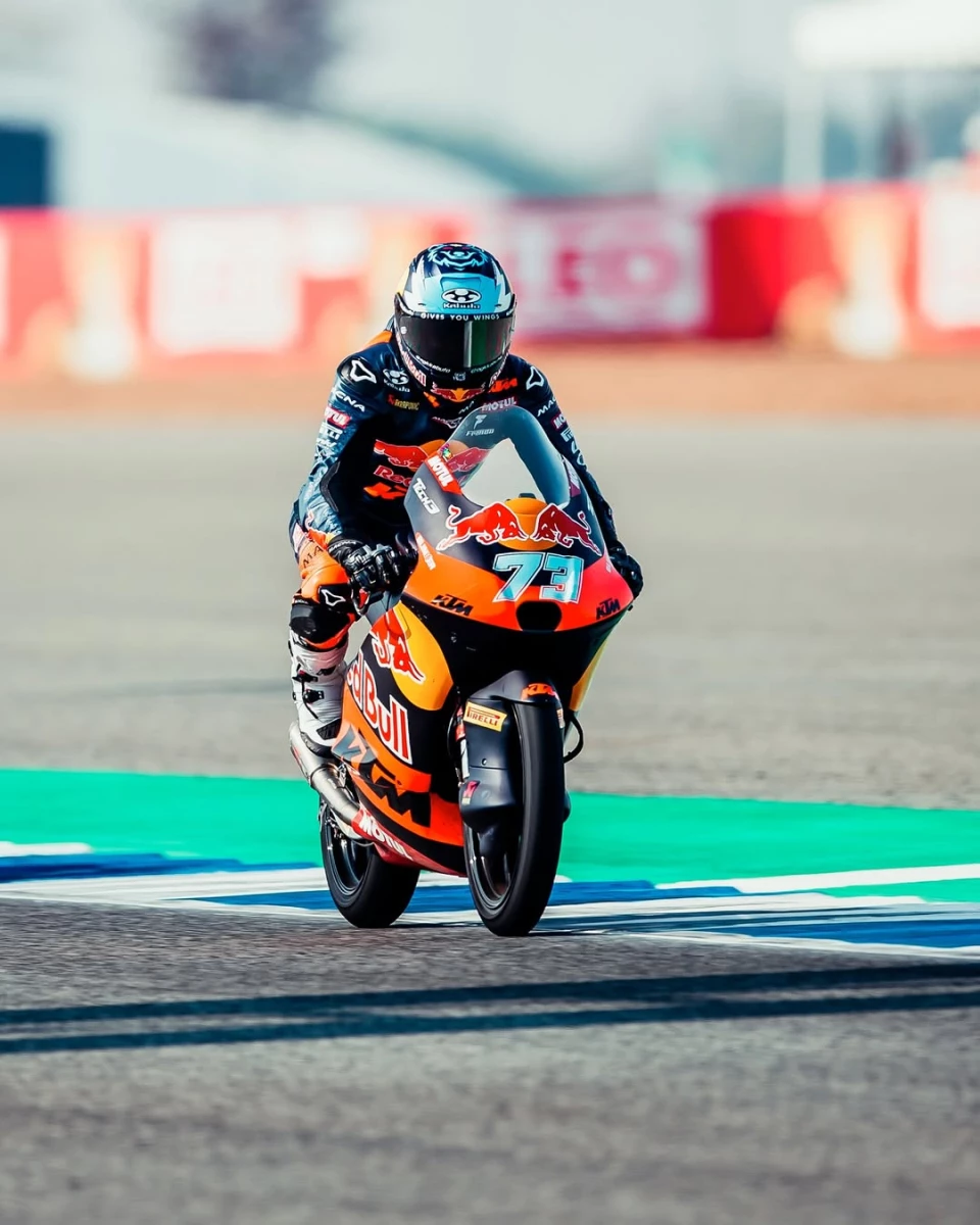 El argentino Valentín Perrone largará 21ro. en el Gran Premio de Tailandia de Moto3 (Foto: X@tech3racing)