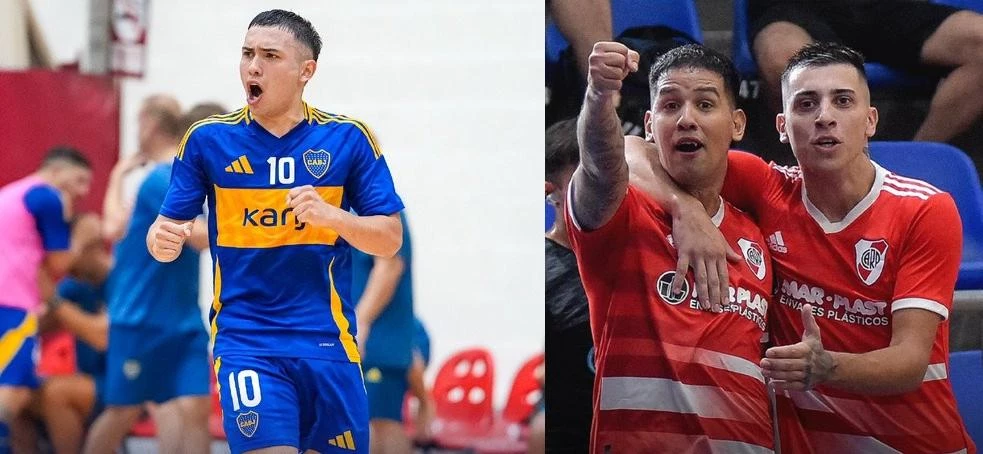Boca- River, un nuevo Superclásico en el futsal después de cinco años. Foto: Boca FutsalRiver Futsal