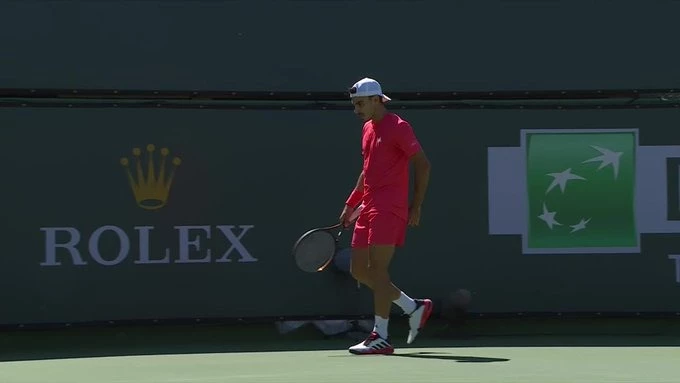 Foto: “Fran” Cerúndolo cumplió una buena labor y se metió en los octavos de final de Indian Wells