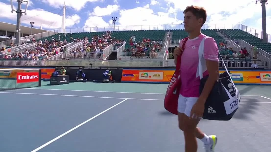 Sebastián Báez, el primer eliminado en Miami. Foto: Captura ESPN.