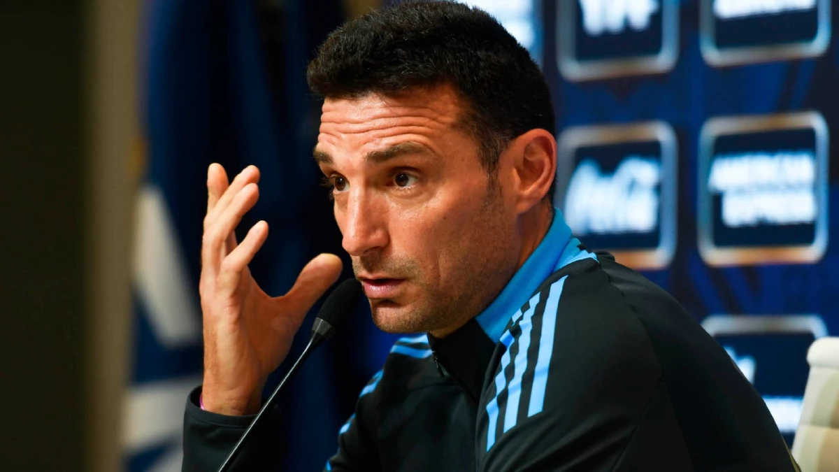 Scaloni habló en la previa de la visita a Uruguay. Foto: Camila Godoy