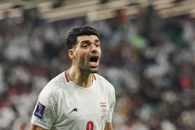 Foto:X de la Federación de Irán. Mehdi Taremi fue el autor de los dos goles del conjunto iraní que clasificó al Mundial