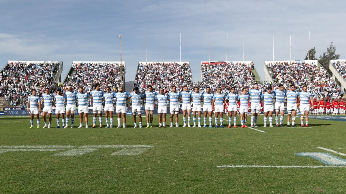 Los Pumas en el estadio Padre Ernesto Martearena en 2022. Foto: @lospumas