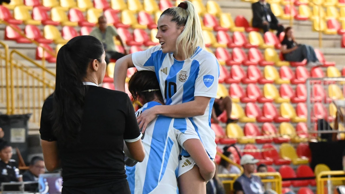 Nava, la figura de Argentina en su pasaje a la final (Foto X@Argentina)