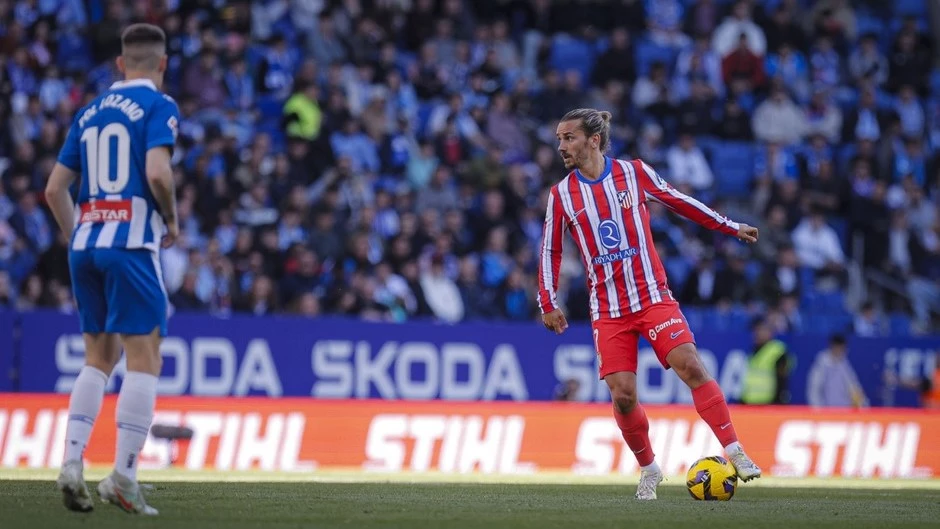 &nbsp;Antoine Griezmann recordman de los Colchoneros (Foto:@atleticodemadrid)..