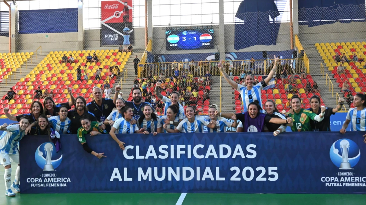 La imagen de la clasificación al Mundial. Foto: @Argentina.