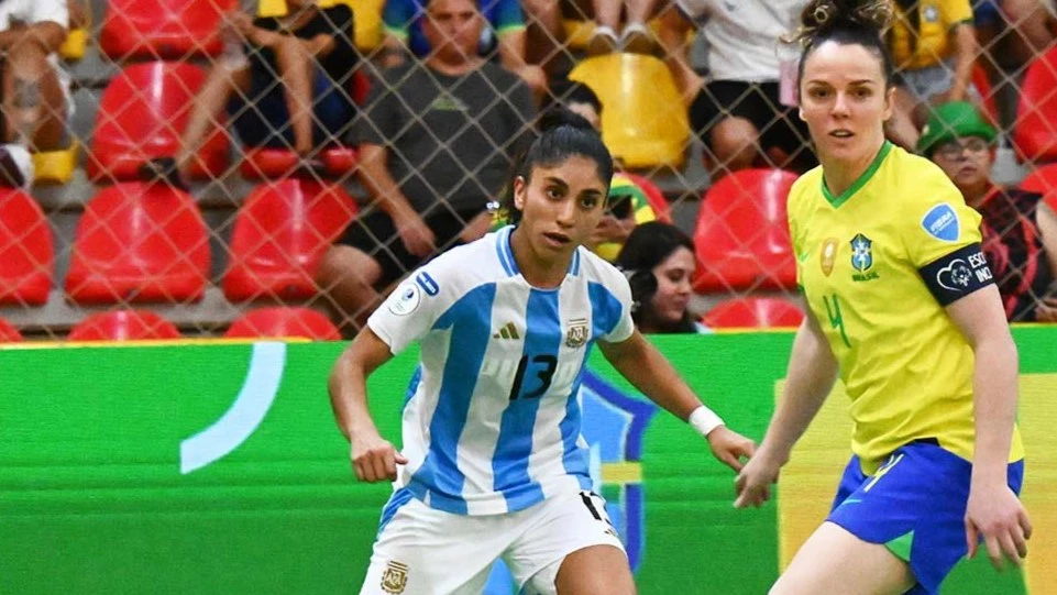 Foto: Argentina cayó ante Brasil en la final de la Copa América de Futsal femenino. @Argentina