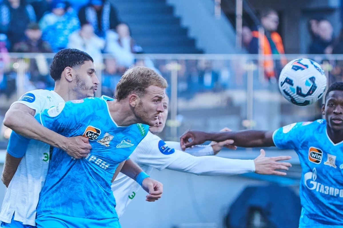 Foto:@fczenit_en. El argentino Gondou inició la cuenta del Zenit San Petersburgo en la victoria 4-0 sobre Rubin Kazan