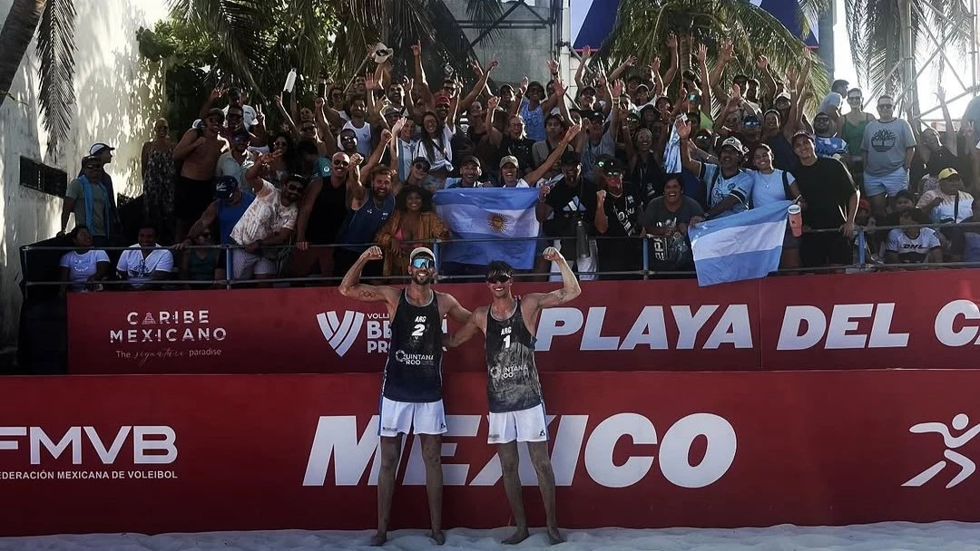 Los hermanos Capogrosso cayeron en la final en Playa del Carmen (Foto @nicocapogrosso)