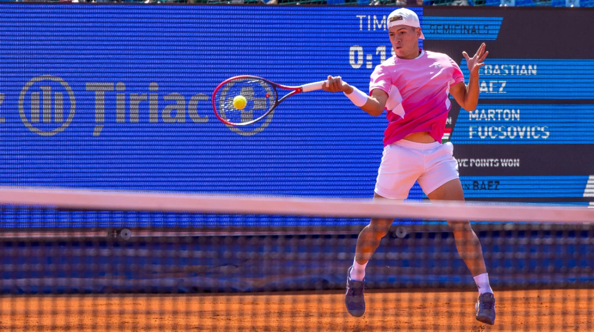 Báez alcanzó su tercera final en el año (Foto: ATPTour_ES)