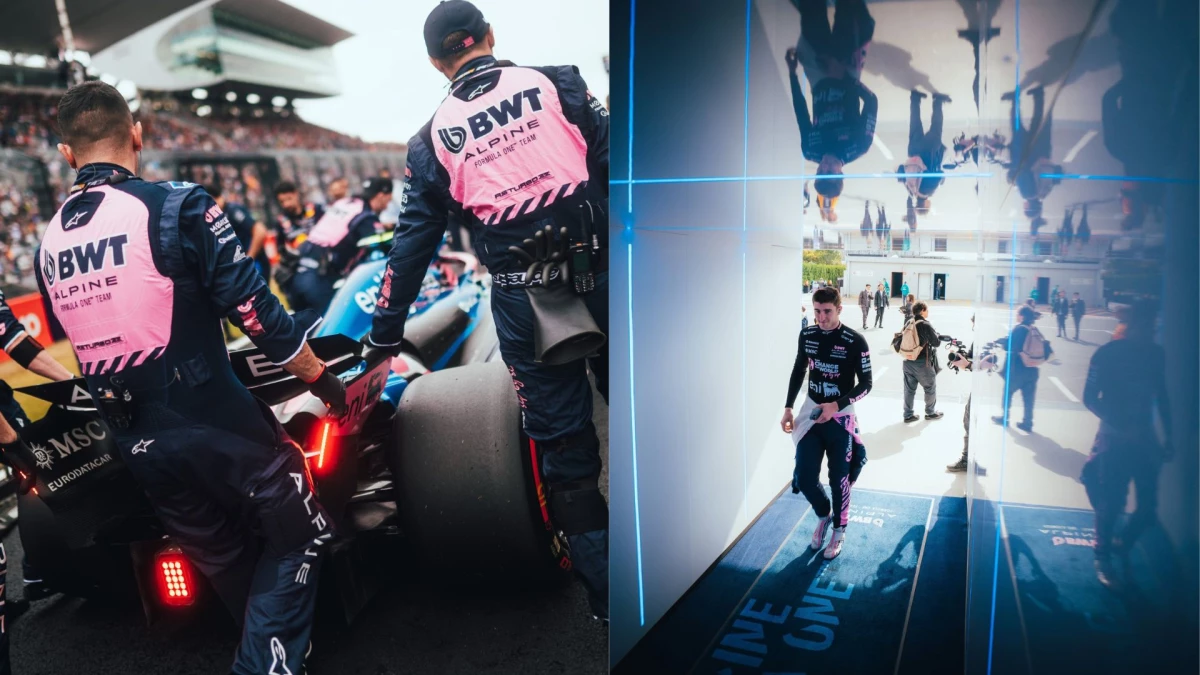 Un nuevo fin de semana frustrante para el equipo de Colapinto. Fotos: Alpine