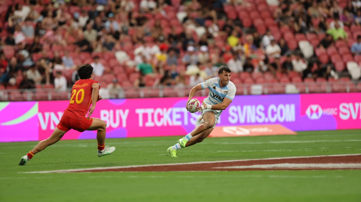 Argentina se subió al podio después de vencer a España (Foto: X@lospumas7s)