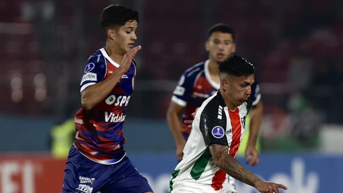 Unión perdió en su visita a Palestino por la Sudamericana (Foto X@CDPalestinoSADP)