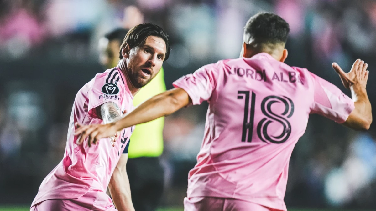Messi la rompió en la clasificación de Inter Miami (Foto X@InterMiamiCF)