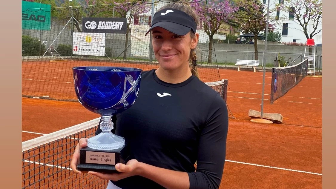 Solana Sierra ganó dos títulos seguidos y pasó a Lourdes Carlé. Foto: @solanasierra
