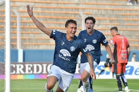 Foto: Osella grita el gol de triunfo ante Estudiantes de Buenos Aires
