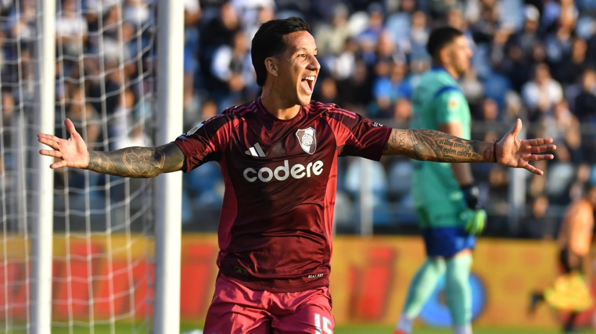 Driussi marcó el primer gol desde su regreso a River (Foto: X@RiverPlate)