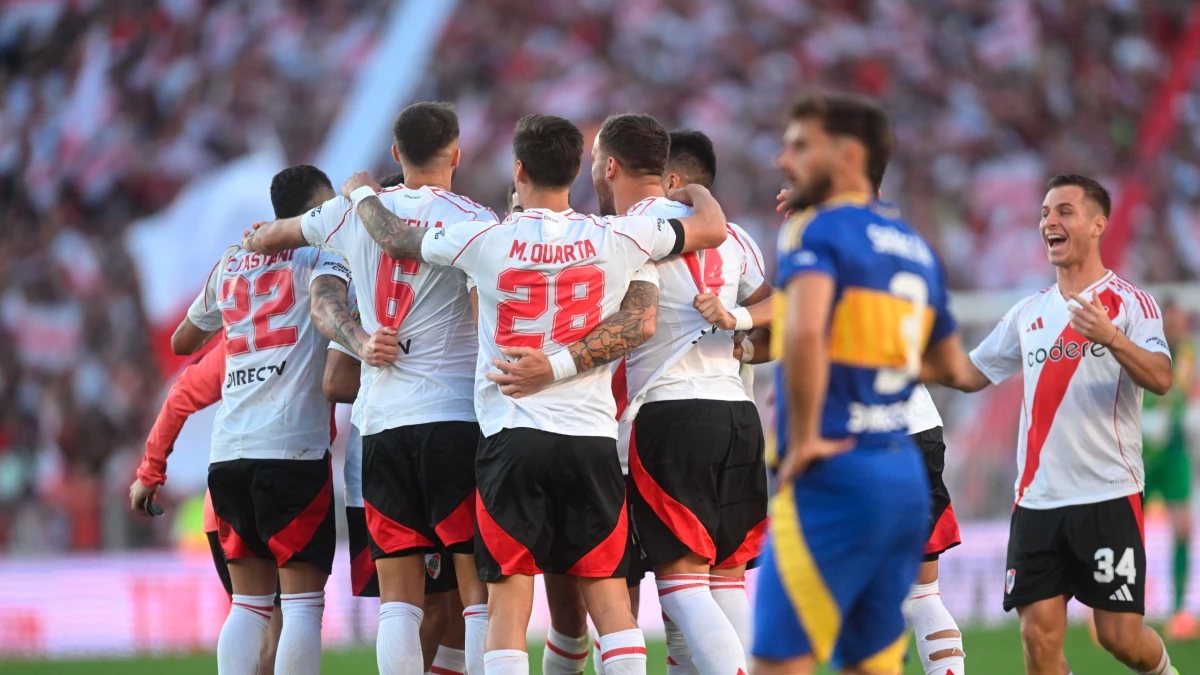 River se llevó el último Superclásico. Foto: Julián Álvarez.